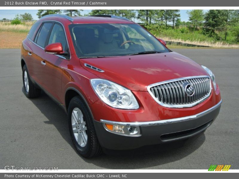 Crystal Red Tintcoat / Cashmere 2012 Buick Enclave FWD