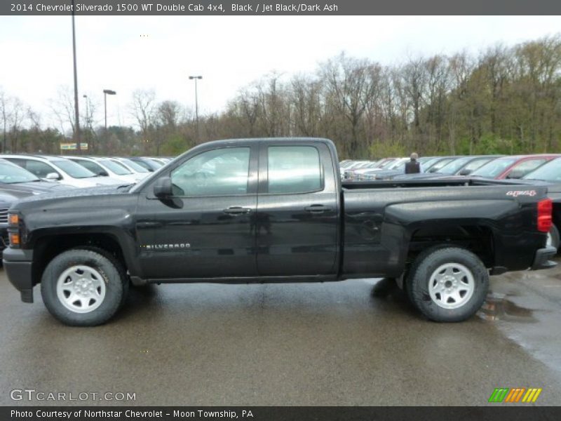 Black / Jet Black/Dark Ash 2014 Chevrolet Silverado 1500 WT Double Cab 4x4