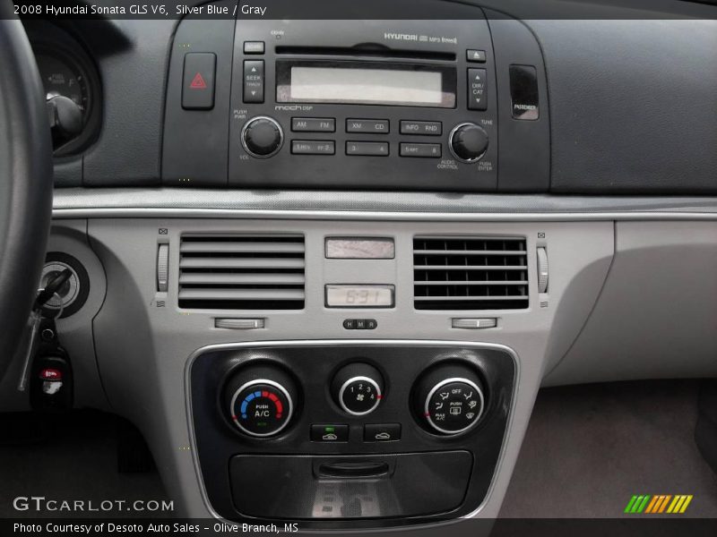 Silver Blue / Gray 2008 Hyundai Sonata GLS V6