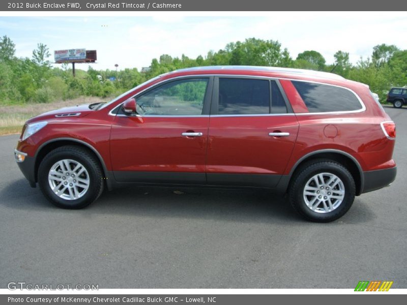 Crystal Red Tintcoat / Cashmere 2012 Buick Enclave FWD