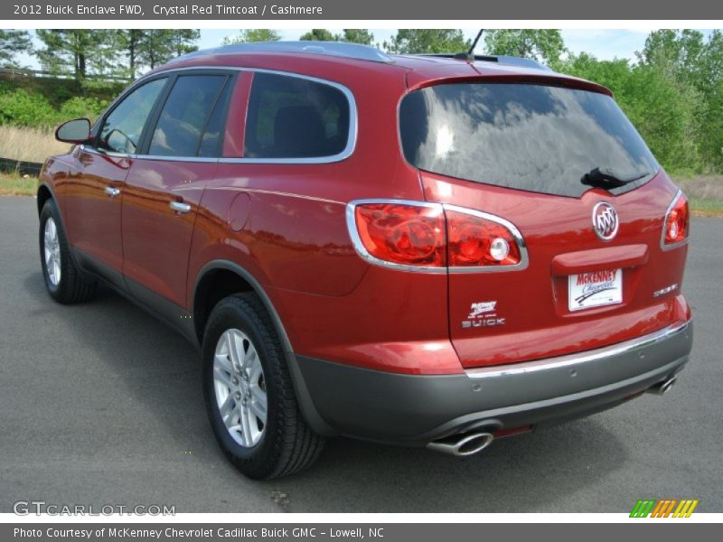 Crystal Red Tintcoat / Cashmere 2012 Buick Enclave FWD