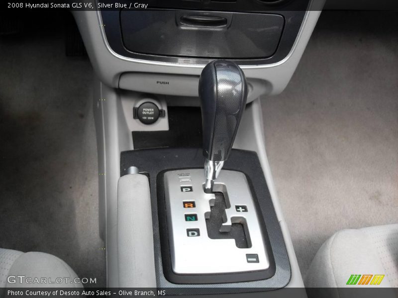 Silver Blue / Gray 2008 Hyundai Sonata GLS V6