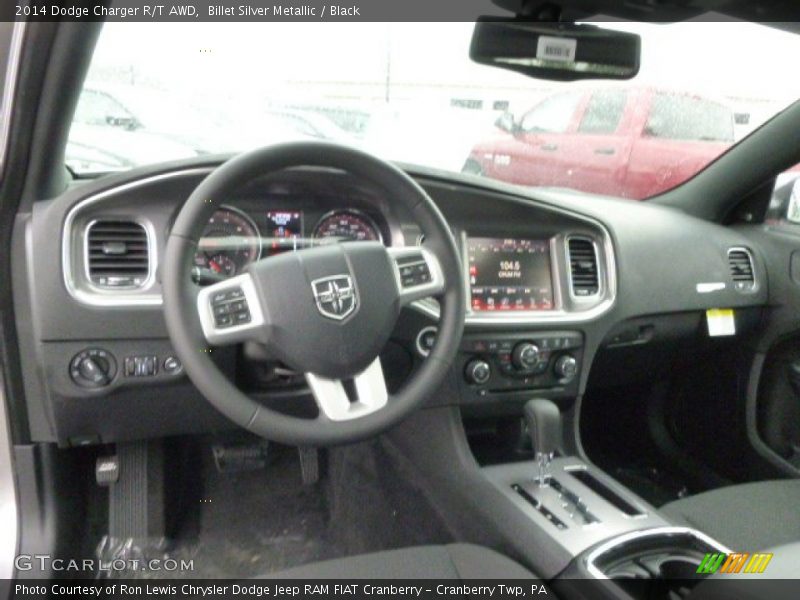 Billet Silver Metallic / Black 2014 Dodge Charger R/T AWD