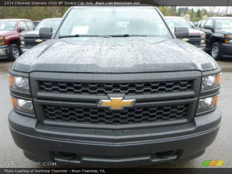 Black / Jet Black/Dark Ash 2014 Chevrolet Silverado 1500 WT Double Cab 4x4