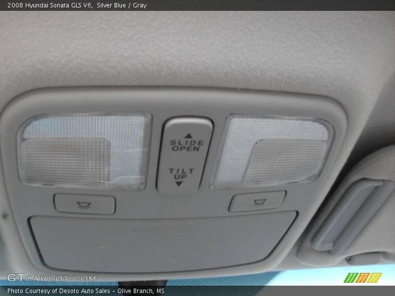 Silver Blue / Gray 2008 Hyundai Sonata GLS V6