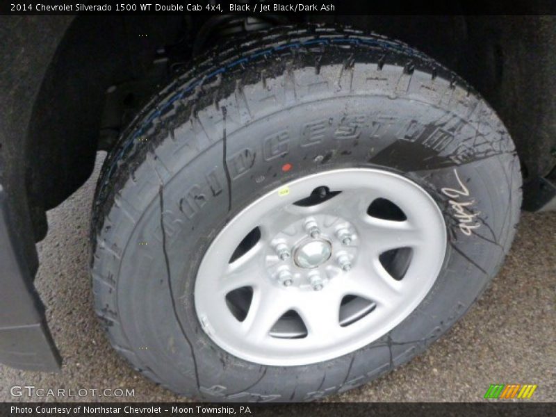 Black / Jet Black/Dark Ash 2014 Chevrolet Silverado 1500 WT Double Cab 4x4
