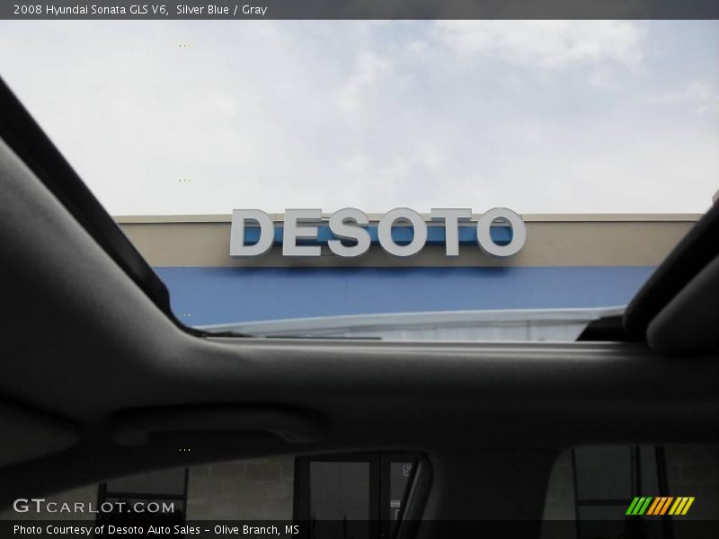 Silver Blue / Gray 2008 Hyundai Sonata GLS V6
