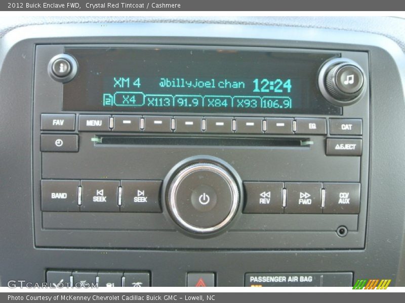Crystal Red Tintcoat / Cashmere 2012 Buick Enclave FWD