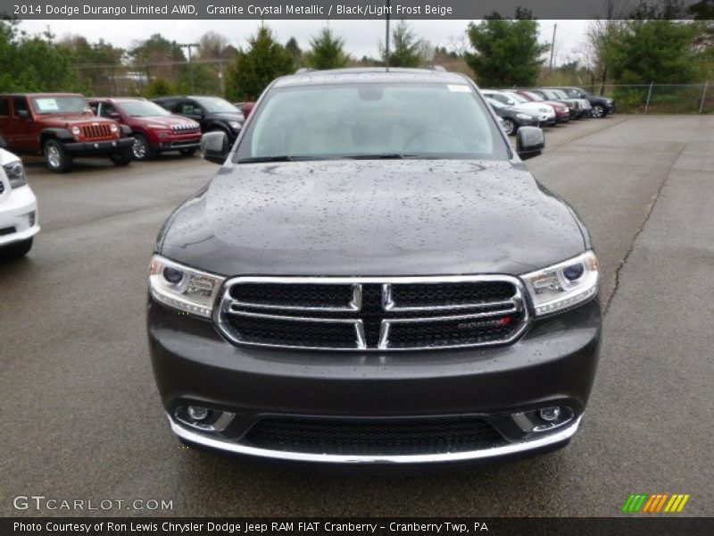 Granite Crystal Metallic / Black/Light Frost Beige 2014 Dodge Durango Limited AWD