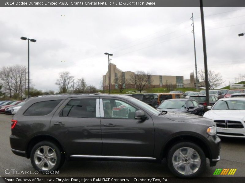 Granite Crystal Metallic / Black/Light Frost Beige 2014 Dodge Durango Limited AWD