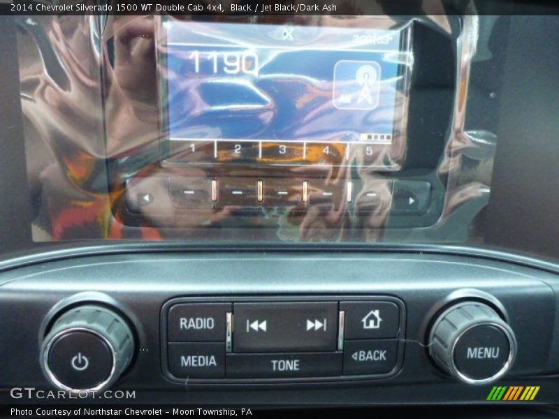 Black / Jet Black/Dark Ash 2014 Chevrolet Silverado 1500 WT Double Cab 4x4
