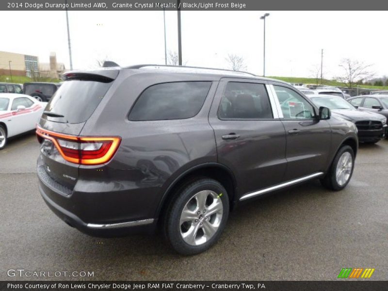 Granite Crystal Metallic / Black/Light Frost Beige 2014 Dodge Durango Limited AWD