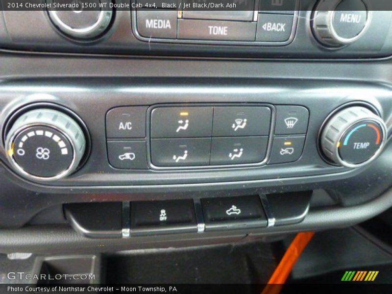 Black / Jet Black/Dark Ash 2014 Chevrolet Silverado 1500 WT Double Cab 4x4