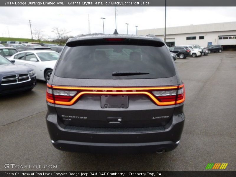 Granite Crystal Metallic / Black/Light Frost Beige 2014 Dodge Durango Limited AWD