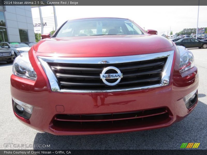 Cayenne Red / Beige 2014 Nissan Altima 2.5 SL