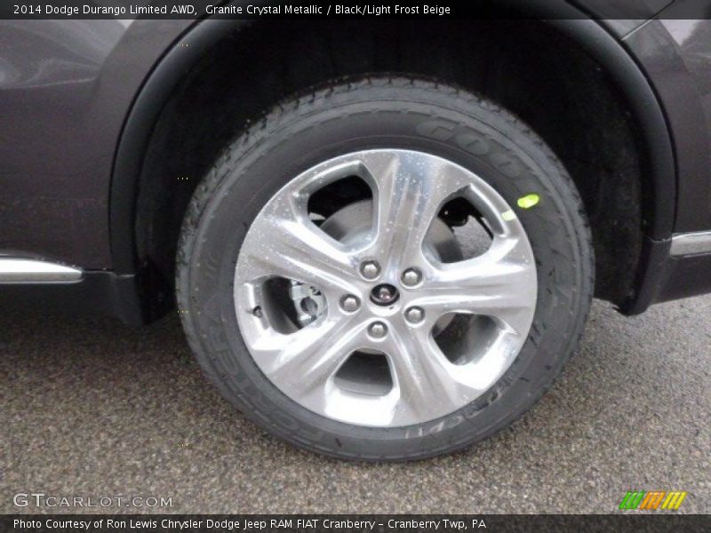 Granite Crystal Metallic / Black/Light Frost Beige 2014 Dodge Durango Limited AWD