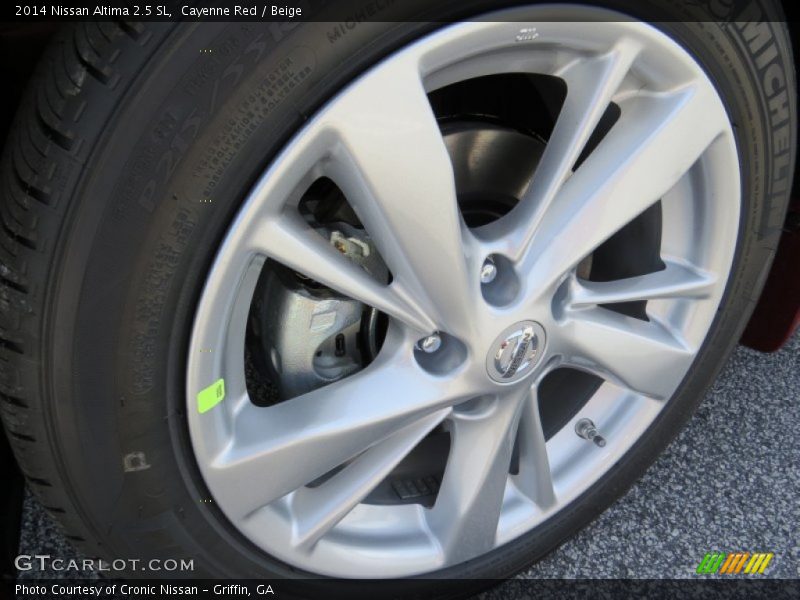 Cayenne Red / Beige 2014 Nissan Altima 2.5 SL