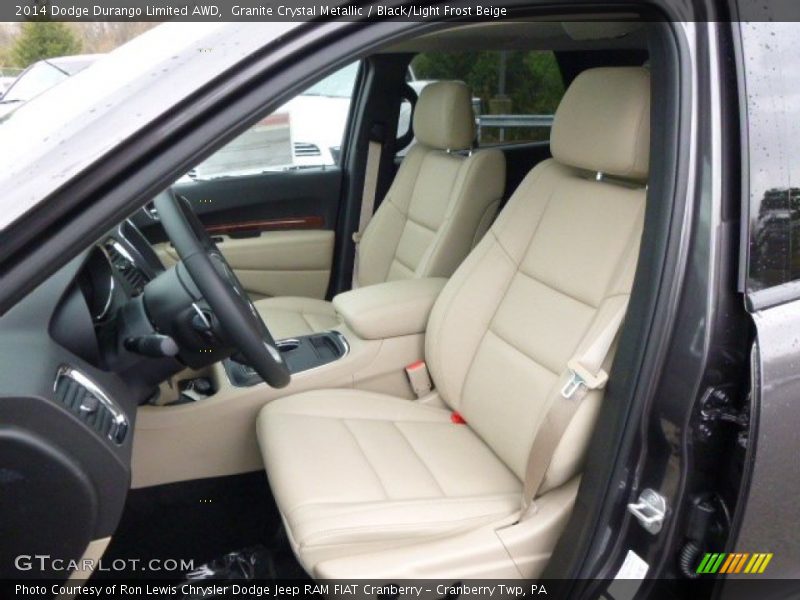 Granite Crystal Metallic / Black/Light Frost Beige 2014 Dodge Durango Limited AWD