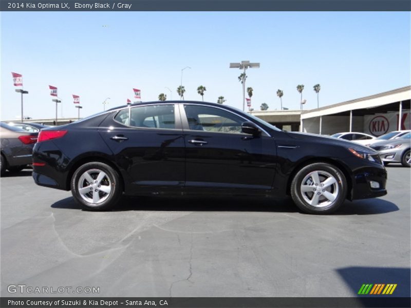 Ebony Black / Gray 2014 Kia Optima LX
