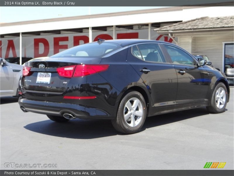Ebony Black / Gray 2014 Kia Optima LX
