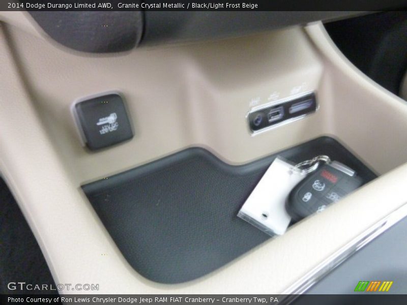 Granite Crystal Metallic / Black/Light Frost Beige 2014 Dodge Durango Limited AWD