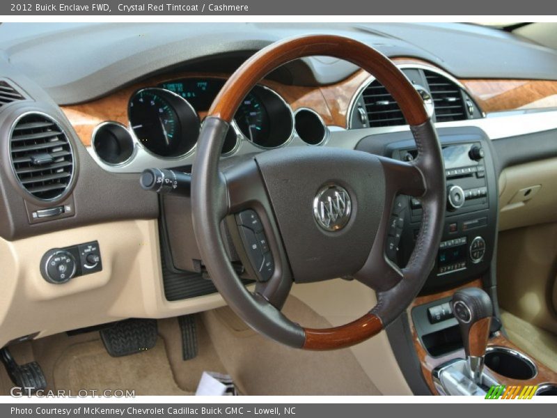 Crystal Red Tintcoat / Cashmere 2012 Buick Enclave FWD