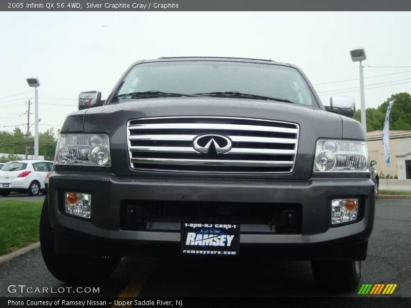 Silver Graphite Gray / Graphite 2005 Infiniti QX 56 4WD