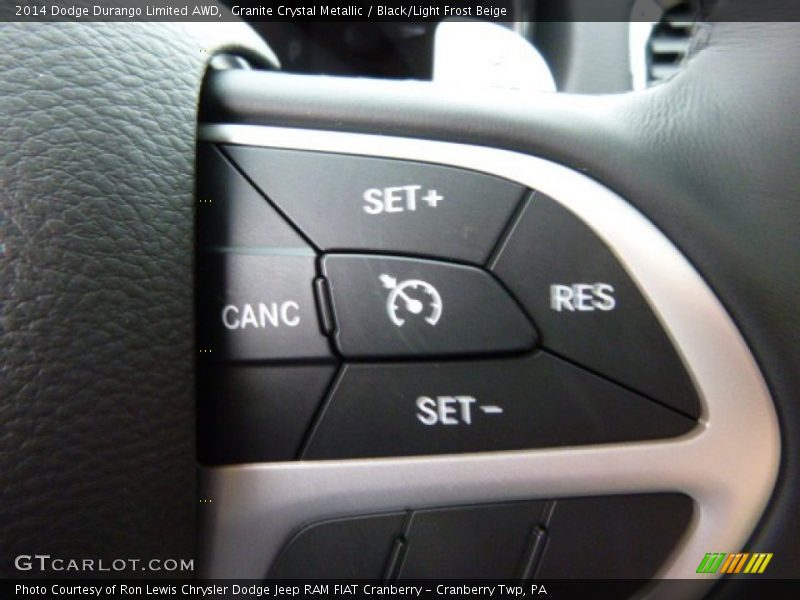 Granite Crystal Metallic / Black/Light Frost Beige 2014 Dodge Durango Limited AWD