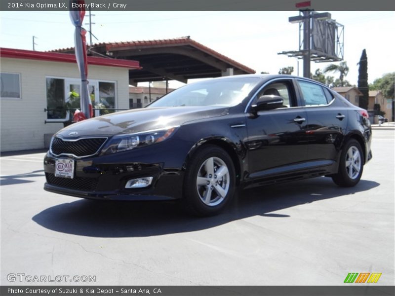 Ebony Black / Gray 2014 Kia Optima LX