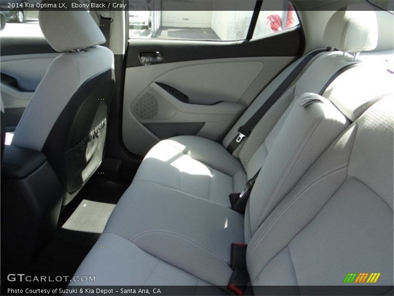 Ebony Black / Gray 2014 Kia Optima LX
