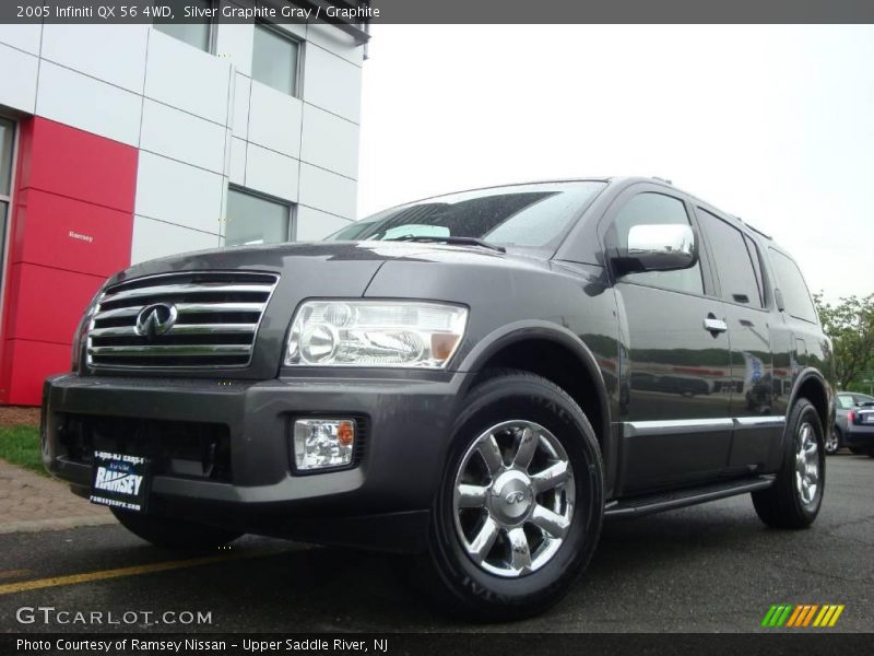 Silver Graphite Gray / Graphite 2005 Infiniti QX 56 4WD
