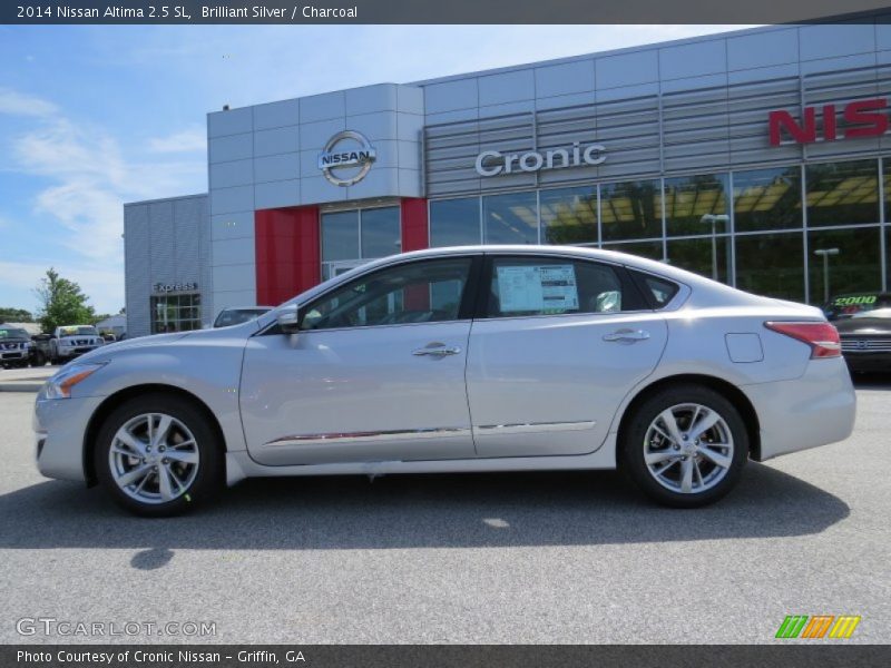 Brilliant Silver / Charcoal 2014 Nissan Altima 2.5 SL