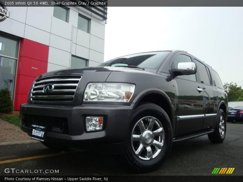 Silver Graphite Gray / Graphite 2005 Infiniti QX 56 4WD