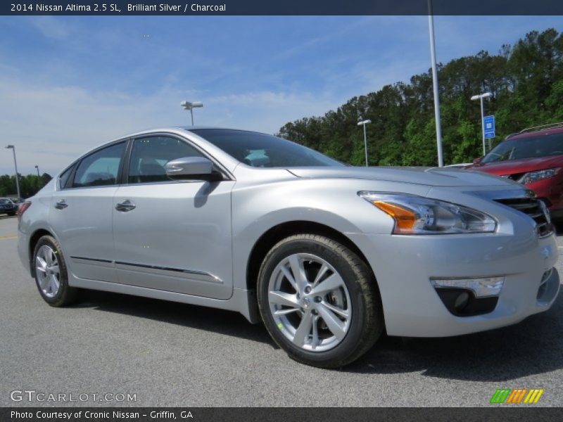 Brilliant Silver / Charcoal 2014 Nissan Altima 2.5 SL