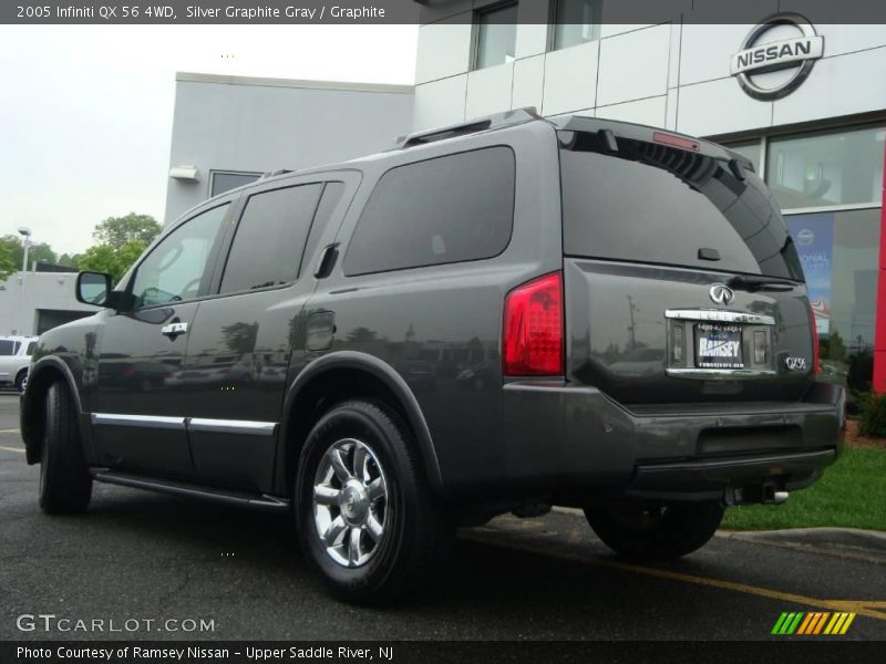 Silver Graphite Gray / Graphite 2005 Infiniti QX 56 4WD