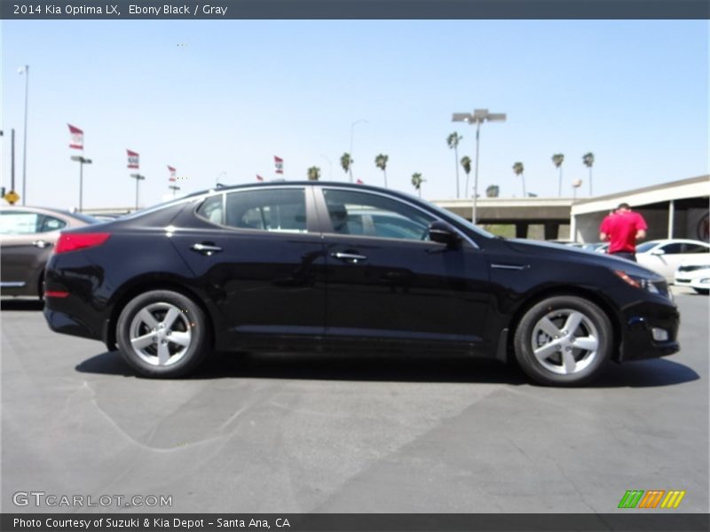 Ebony Black / Gray 2014 Kia Optima LX