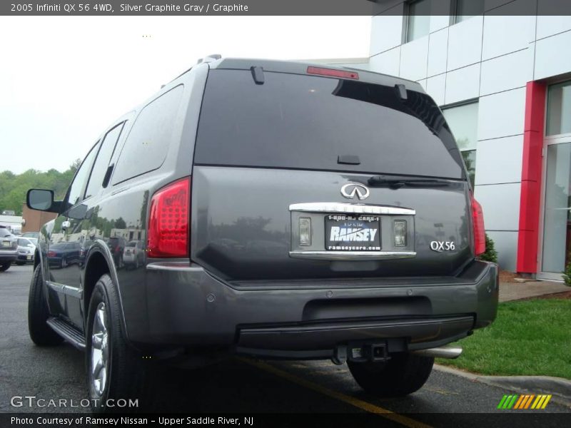 Silver Graphite Gray / Graphite 2005 Infiniti QX 56 4WD