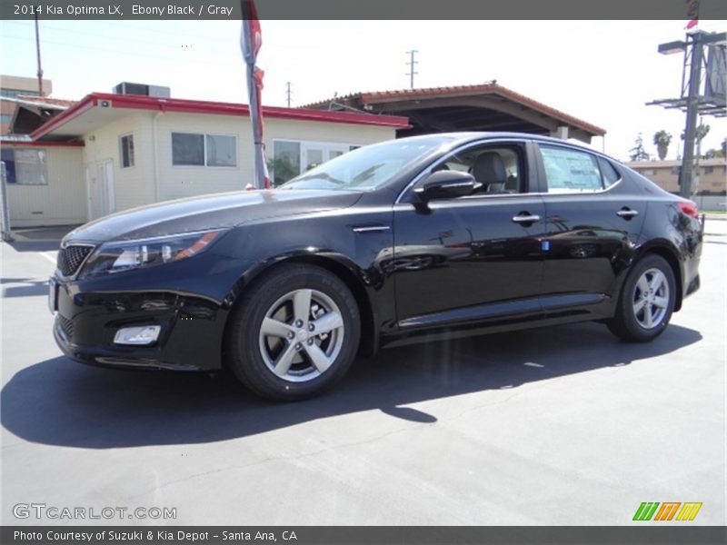 Ebony Black / Gray 2014 Kia Optima LX