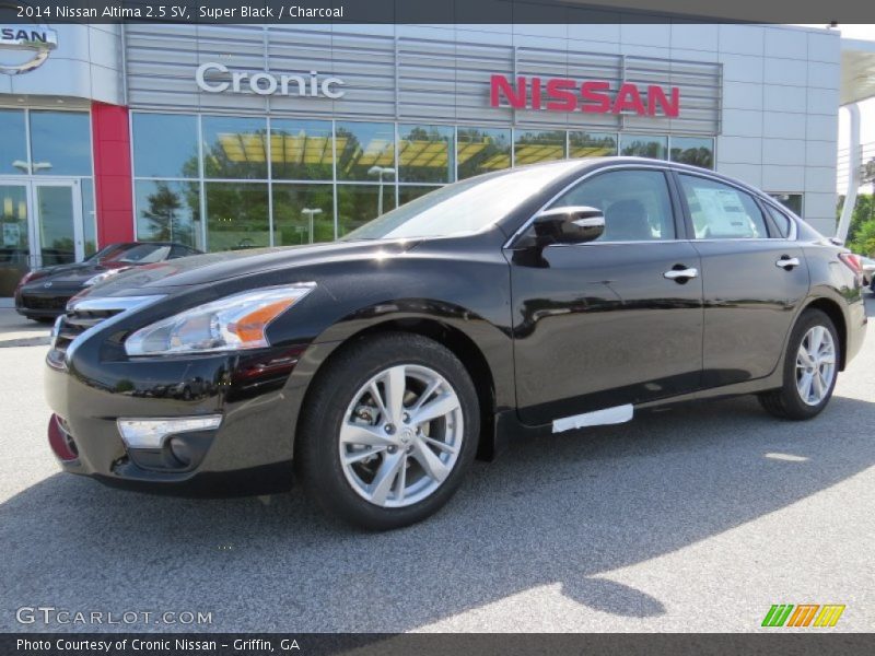 Super Black / Charcoal 2014 Nissan Altima 2.5 SV