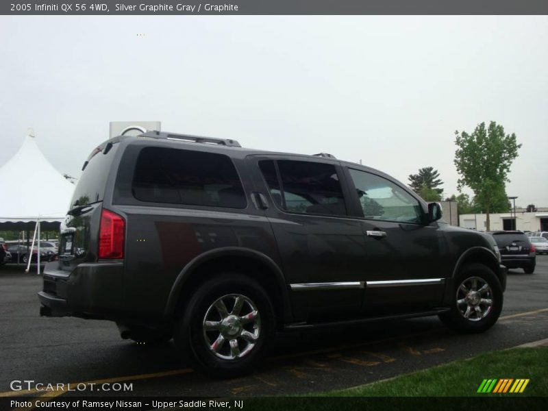 Silver Graphite Gray / Graphite 2005 Infiniti QX 56 4WD