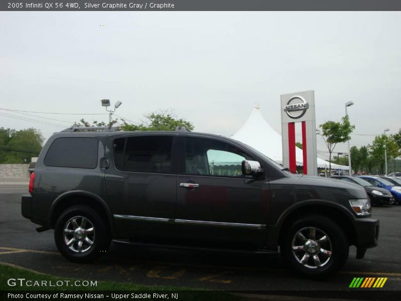 Silver Graphite Gray / Graphite 2005 Infiniti QX 56 4WD