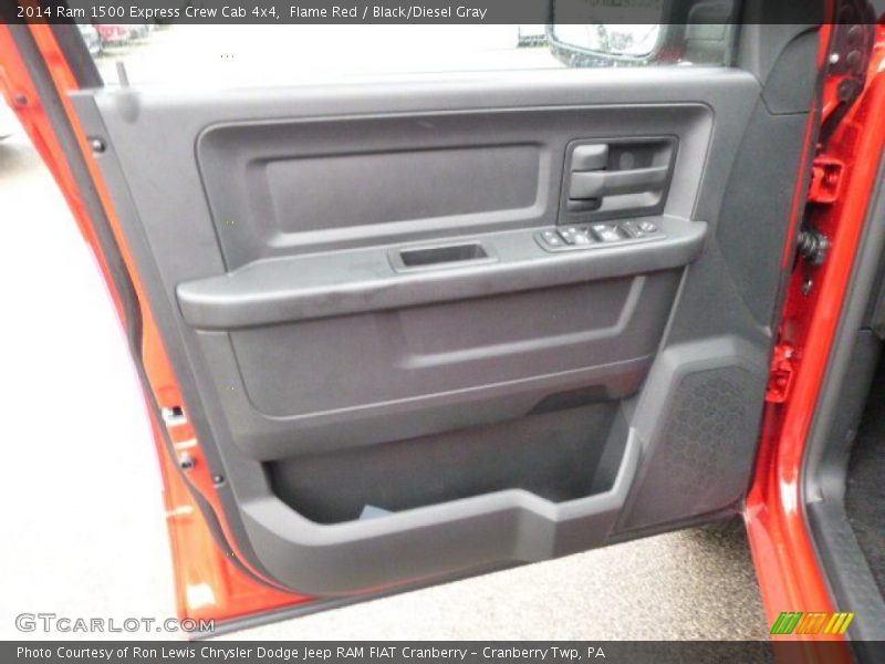 Flame Red / Black/Diesel Gray 2014 Ram 1500 Express Crew Cab 4x4