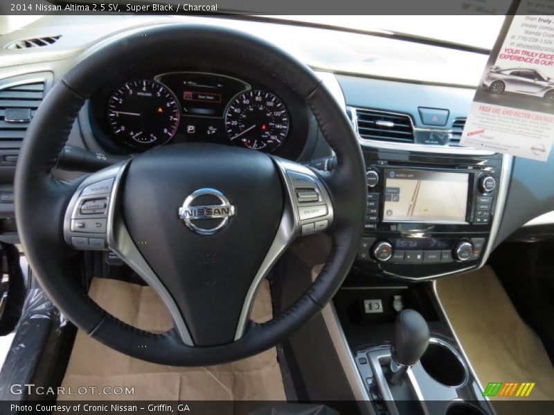 Super Black / Charcoal 2014 Nissan Altima 2.5 SV