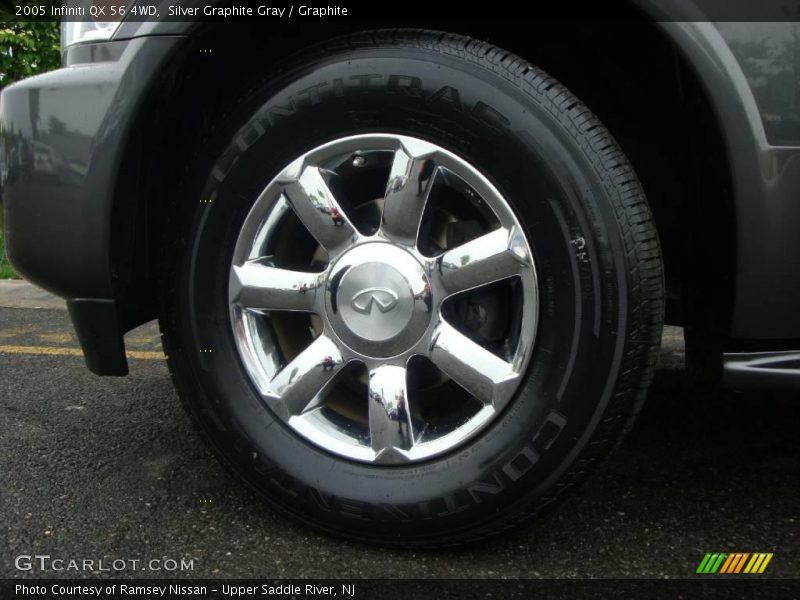 Silver Graphite Gray / Graphite 2005 Infiniti QX 56 4WD