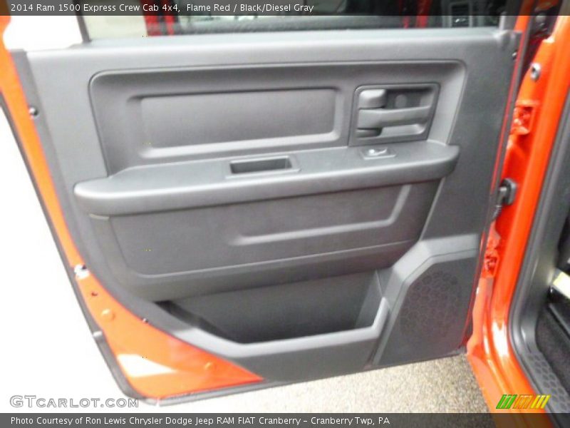 Flame Red / Black/Diesel Gray 2014 Ram 1500 Express Crew Cab 4x4
