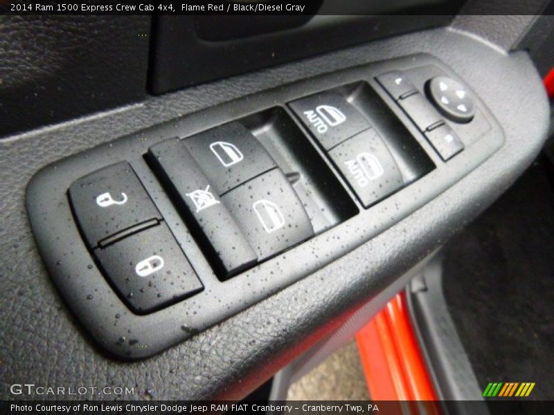 Flame Red / Black/Diesel Gray 2014 Ram 1500 Express Crew Cab 4x4