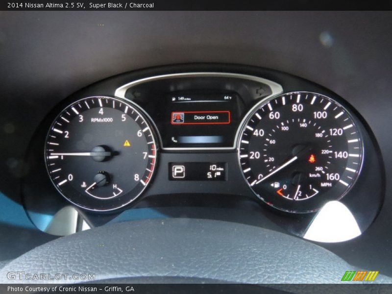 Super Black / Charcoal 2014 Nissan Altima 2.5 SV