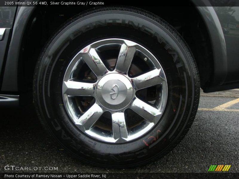 Silver Graphite Gray / Graphite 2005 Infiniti QX 56 4WD