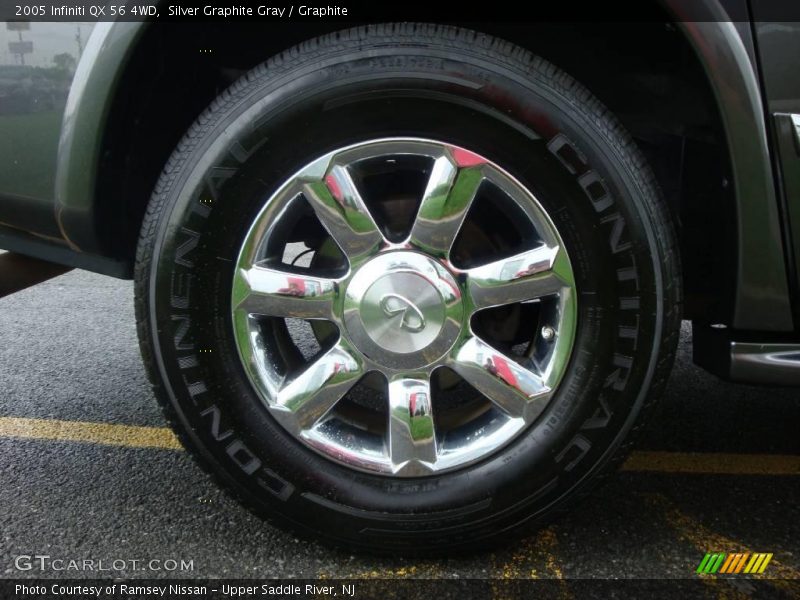 Silver Graphite Gray / Graphite 2005 Infiniti QX 56 4WD