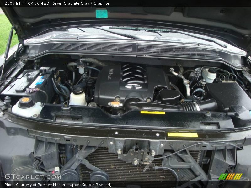 Silver Graphite Gray / Graphite 2005 Infiniti QX 56 4WD